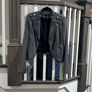 White House Black Market Women's Dark Gray Dress and Blazer.